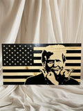 Trump Flag American Flag