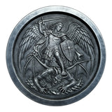 Saint Michael Wall Plaque | 22" Handcrafted Christian Wall Art
