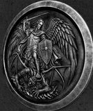 Saint Michael Wall Plaque | Handcrafted Christian Wall Art