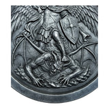 Saint Michael Wall Plaque | 22" Handcrafted Christian Wall Art