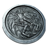 Saint Michael Wall Plaque | 22" Handcrafted Christian Wall Art