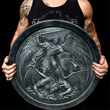 Saint Michael Wall Plaque | Handcrafted Christian Wall Art